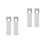4Pcs Robust White Plastic Blind Cord Pulls for Window Shades 5