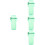 4Pièces Briquet Vert Pour Usage Extérieur 7