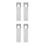 4Pcs Robust White Plastic Blind Cord Pulls for Window Shades 7