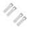 4Pcs Robust White Plastic Blind Cord Pulls for Window Shades 4