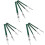 12Pièces Stylos Artistiques Réglables Ligne Précise Vert Durable 4