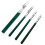 12Pièces Stylos Artistiques Réglables Ligne Précise Vert Durable 2
