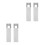 4Pcs Robust White Plastic Blind Cord Pulls for Window Shades 6