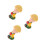 3Pièces Figurines Voyageur Résine Décor Intérieur 4