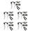 5Ensembles Costume Oreilles Souples Queue Et Collier 7