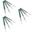 12Pièces Stylos Artistiques Réglables Ligne Précise Vert Durable 9