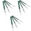 12Pièces Stylos Artistiques Réglables Ligne Précise Vert Durable 5
