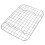 2Pièces Racks De Cuisson Acier Inox 304 Argenté Support Poids Lourd 1