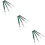 12Pièces Stylos Artistiques Réglables Ligne Précise Vert Durable 11