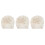 3Pièces Turbans Bébé Beige Polyester Décor Floral 9