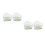 4Pcs Nail Tiny Glass Cups Mini Acrylic Liquid Holders 8