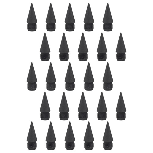 50Pièces Recharges Crayons Graphite Noir Pour Étudiants