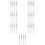 28Pièces Pinceaux Silicone Transparent Pratique 8