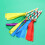 10Pièces Pompons Cheer Multicolores PVC Pour Événements 4