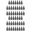 50Pièces Recharges Crayons Graphite Noir Pour Étudiants 5