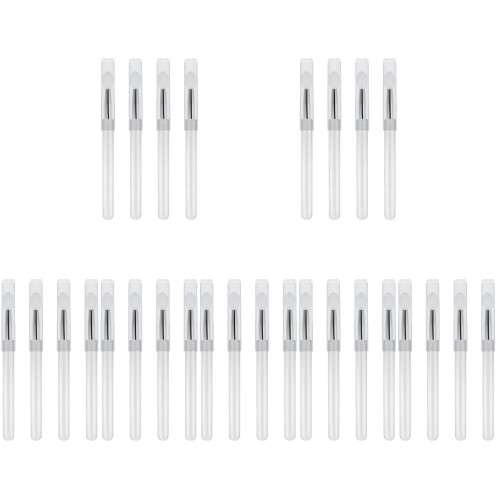 28Pièces Pinceaux Silicone Transparent Pratique 2