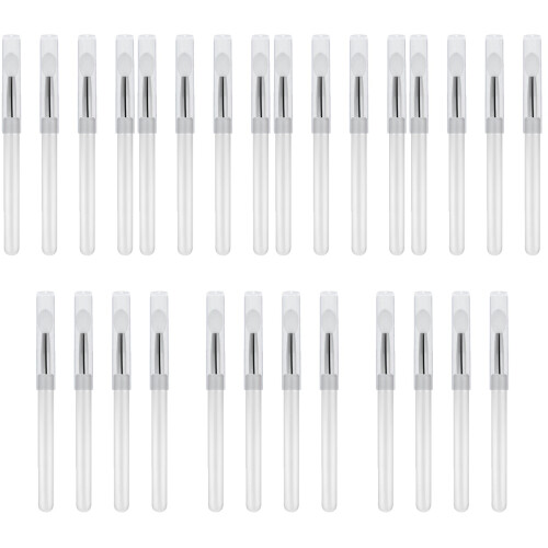 28Pièces Pinceaux Silicone Transparent Pratique 1