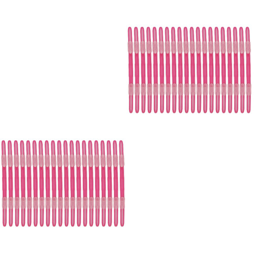 40Pièces Clips Plastique Rouge Pour , Usage Maison, 1