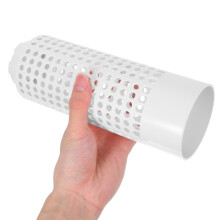 2PiĂšces Accessoires GouttiĂšre PVC Blancs Pour Filtration Compostage