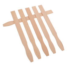 12Pièces Agitateurs Bois Beige Réutilisables Pour Peinture Résine
