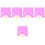 5Pièces Éventails En Soie Rose Faits Main Pour Danse Décoration 4