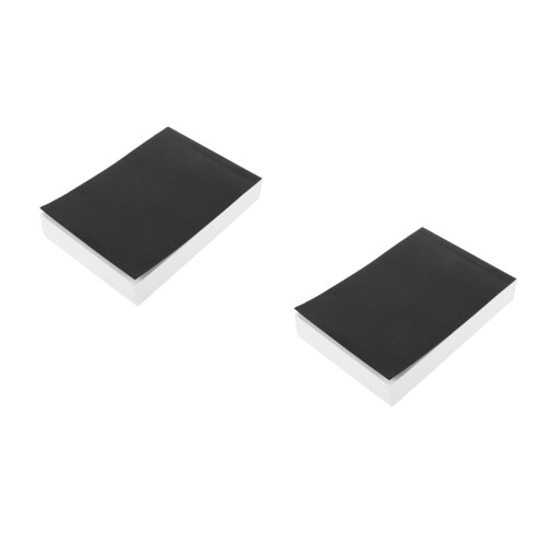 2Pièces Mini Bloc À Blanches Noir Pour Dessins Animation 2