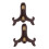 2Pièces Chevalet Décoratif En Bois Marron Pour Table Cuisine 1