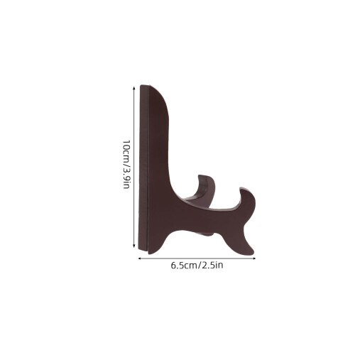 2Pièces Chevalet Décoratif En Bois Marron Pour Table Cuisine 1
