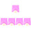 5Pièces Éventails En Soie Rose Faits Main Pour Danse Décoration 5