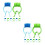 16Pièces Clips Anti-Saignement Pom Eva Multi Usage Confortable 6