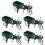 5Ensembles Tricycle Miniature Vert Décor Bureau Vintage 7