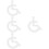 4Pièces Signes Visibles Toilettes Argent Robuste 8
