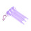 2Pièces Boîte Organiseur Violet Compact Pour Fléchettes Accessoires 2