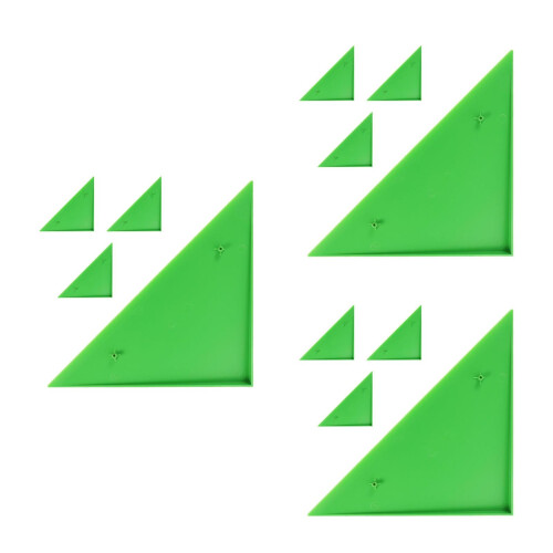 12Pièces Protections D'angle En Vert -Foot Durable 2