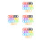 100Pièces Étiquettes Clés Silicone Colorées Protection 8