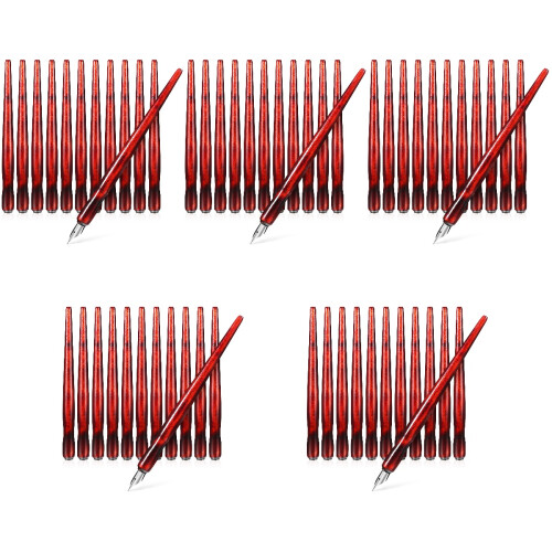 60Pièces Porte-Plumes Bois Multi-Usages Pour 2