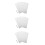 3Ensembles Règle Murale Argent Décor Maison 7