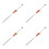 4Pièces Pièces Cello Support Endpin Réglable Bois Métal Marron Durable 4