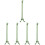 5Pièces Extension Protection Queue De Décor 5