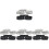40Pièces Bracelet Cadeau Festival Silicone Notes 8