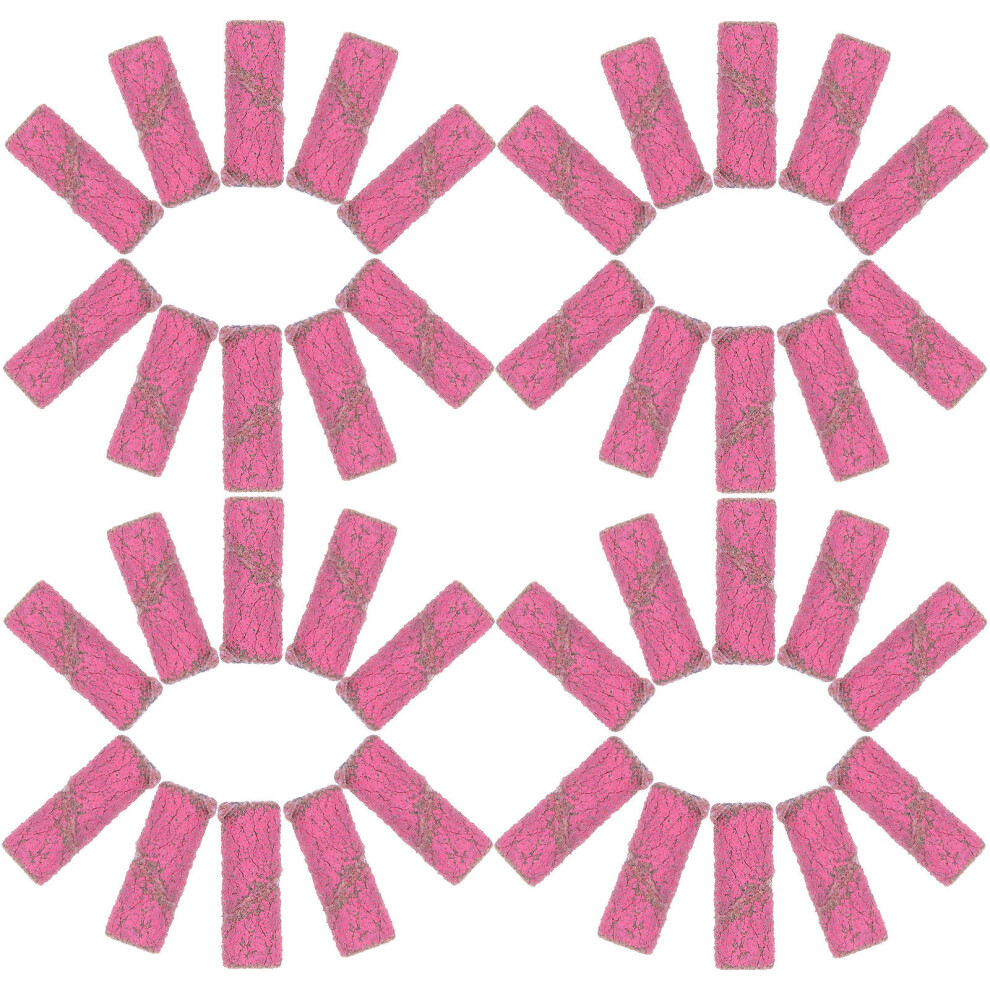 Totority Pink 100Pcs Small Nail Sanding Bands For Acrylic Nails & Manicure Use