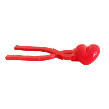 2Pcs Kids Red Plastic Clamp Snow Ball Makers Winter Outdoor Fun