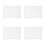 4Pièces Protections Rigides Plastique Transparente Pour Documents Bébé 4