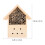 4Pièces En Bois Khaki Suspendue Pour Insectes 10