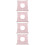 4Pièces Coussin Spa Massage En Coton Rose Pour Salon Et 10
