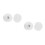 4Pièces Pompons Queue Blanche Attachée Douce Costume Cosplay 7