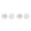 4Pièces Pompons Queue Blanche Attachée Douce Costume Cosplay 6
