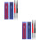 2Ensembles Crayons Automatiques 2Mm Construction Portable Coloré 8