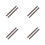 8Pcs Solid Wood Replacement Bed Slats Black for Mattress Support Frame 7