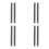 8Pcs Solid Wood Replacement Bed Slats Black for Mattress Support Frame 5
